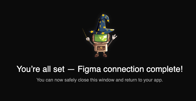 Figma connected